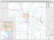 Portage County, WI <br /> Wall Map <br /> Premium Style 2024 Map
