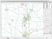 Rock County, WI <br /> Wall Map <br /> Premium Style 2024 Map