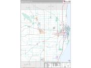 Sheboygan County, WI <br /> Wall Map <br /> Premium Style 2024 Map