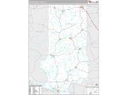 Trempealeau County, WI <br /> Wall Map <br /> Premium Style 2024 Map