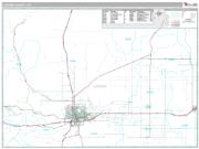 Laramie County, WY <br /> Wall Map <br /> Premium Style 2024 Map