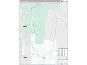 Lincoln County, WY <br /> Wall Map <br /> Premium Style 2024 Map