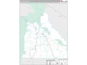 Sublette County, WY <br /> Wall Map <br /> Premium Style 2024 Map