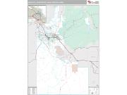 Boise City Metro Area <br /> Wall Map <br /> Premium Style 2024 Map