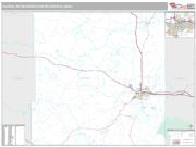 Casper Metro Area <br /> Wall Map <br /> Premium Style 2024 Map