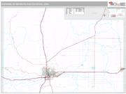 Cheyenne Metro Area <br /> Wall Map <br /> Premium Style 2024 Map