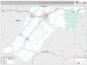 Cumberland Metro Area <br /> Wall Map <br /> Premium Style 2024 Map