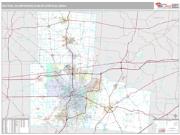 Dayton Metro Area <br /> Wall Map <br /> Premium Style 2024 Map