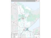 Duluth Metro Area <br /> Wall Map <br /> Premium Style 2024 Map