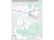 Fort Smith Metro Area <br /> Wall Map <br /> Premium Style 2024 Map