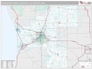 Grand Rapids-Wyoming Metro Area <br /> Wall Map <br /> Premium Style 2024 Map
