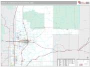 Greeley Metro Area <br /> Wall Map <br /> Premium Style 2024 Map