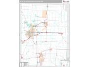 Joplin Metro Area <br /> Wall Map <br /> Premium Style 2024 Map