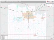 Lawrence Metro Area <br /> Wall Map <br /> Premium Style 2024 Map