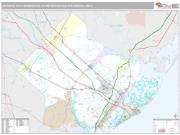 Atlantic City-Hammonton Metro Area <br /> Wall Map <br /> Premium Style 2024 Map