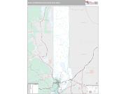 Reno Metro Area <br /> Wall Map <br /> Premium Style 2024 Map