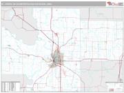 St. Joseph Metro Area <br /> Wall Map <br /> Premium Style 2024 Map