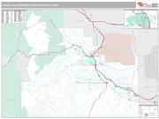 Yakima Metro Area <br /> Wall Map <br /> Premium Style 2024 Map