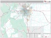 Denver-Aurora-Lakewood Metro Area <br /> Wall Map <br /> Premium Style 2024 Map