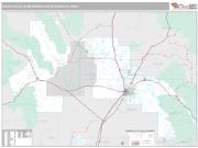 Idaho Falls Metro Area <br /> Wall Map <br /> Premium Style 2024 Map