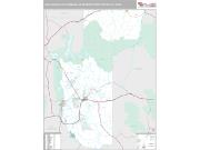 Lake Havasu City-Kingman Metro Area <br /> Wall Map <br /> Premium Style 2024 Map