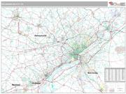 Delaware Valley Metro Area <br /> Wall Map <br /> Premium Style 2024 Map