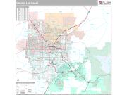 Greater Las Vegas Metro Area <br /> Wall Map <br /> Premium Style 2024 Map