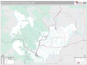 West Valley Metro Area <br /> Wall Map <br /> Premium Style 2024 Map