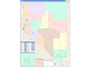 Nevada <br /> Wall Map <br /> Color Cast Style 2024 Map