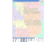 Gilbert <br /> Wall Map <br /> Color Cast Style 2024 Map
