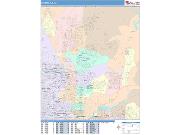 Scottsdale <br /> Wall Map <br /> Color Cast Style 2024 Map