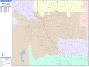 Cupertino <br /> Wall Map <br /> Color Cast Style 2024 Map