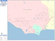 Goleta <br /> Wall Map <br /> Color Cast Style 2024 Map