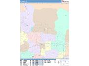 Pasadena <br /> Wall Map <br /> Color Cast Style 2024 Map