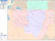 Highlands Ranch <br /> Wall Map <br /> Color Cast Style 2024 Map