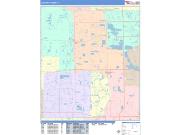 Coconut Creek <br /> Wall Map <br /> Color Cast Style 2024 Map