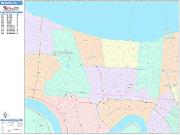 Metairie <br /> Wall Map <br /> Color Cast Style 2024 Map