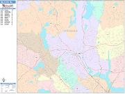 Medford <br /> Wall Map <br /> Color Cast Style 2024 Map