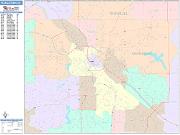 Youngstown <br /> Wall Map <br /> Color Cast Style 2024 Map