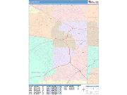 Beaverton <br /> Wall Map <br /> Color Cast Style 2024 Map