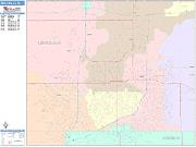Sioux Falls <br /> Wall Map <br /> Color Cast Style 2024 Map