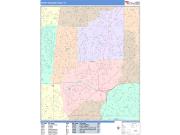 North Richland Hills <br /> Wall Map <br /> Color Cast Style 2024 Map