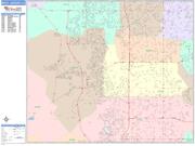 West Jordan <br /> Wall Map <br /> Color Cast Style 2024 Map