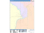 Janesville <br /> Wall Map <br /> Color Cast Style 2024 Map