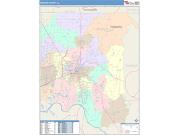 Madison <br /> Wall Map <br /> Color Cast Style 2024 Map