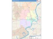 Crittenden <br /> Wall Map <br /> Color Cast Style 2024 Map