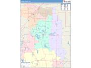 Lonoke <br /> Wall Map <br /> Color Cast Style 2024 Map