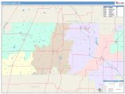 Poinsett <br /> Wall Map <br /> Color Cast Style 2024 Map
