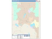 Lassen <br /> Wall Map <br /> Color Cast Style 2024 Map