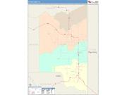 Teton <br /> Wall Map <br /> Color Cast Style 2024 Map